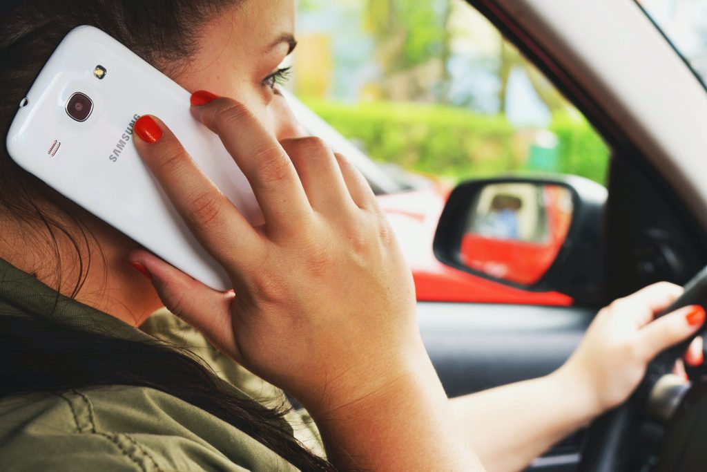 DRIVE Driving School phone talking