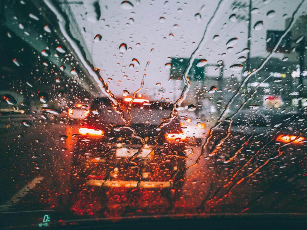 DRIVE Driving School Rain windscreen
